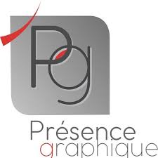 Logo de la société d'impression "Présence Graphique"
